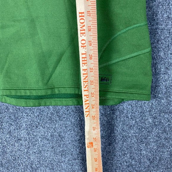 REI Fleece Jacket Women's Medium 1/2 Zip Polyester Blend Green Adults M - Picture 5 of 7